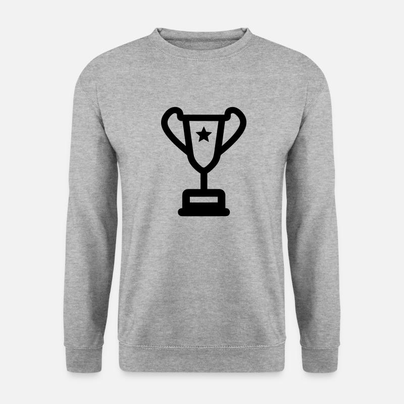 Trophäe - Unisex Pullover - Weißgrau meliert