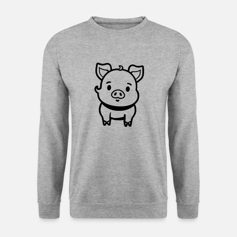 pig - Unisex Sweatshirt - salt & pepper