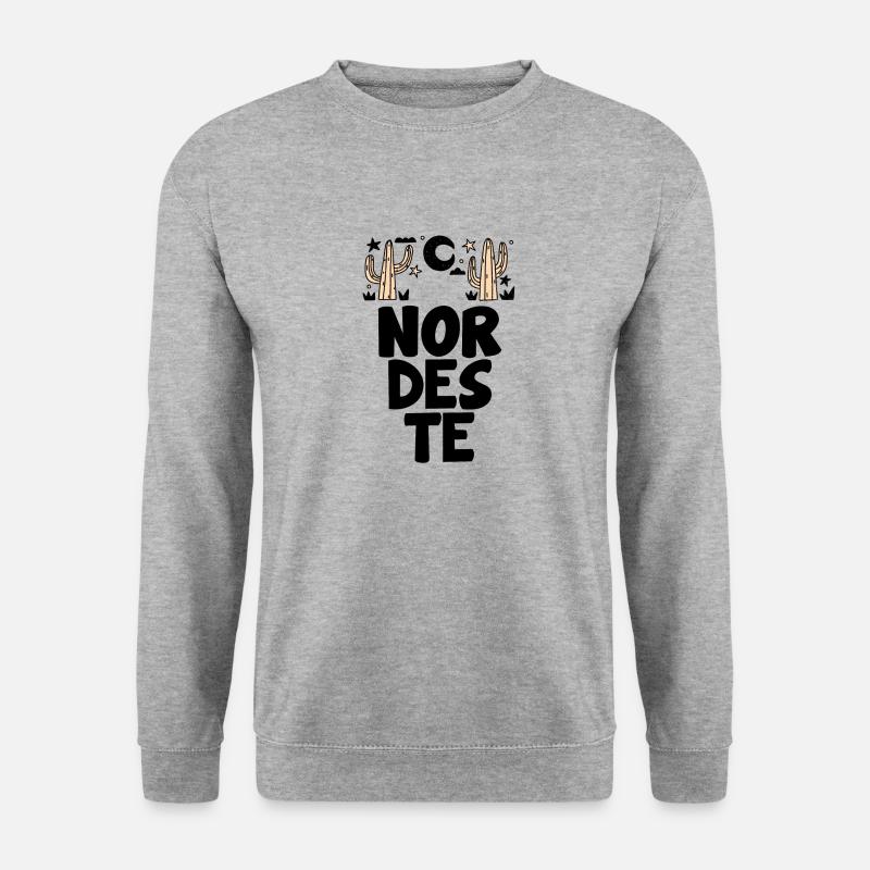 Brasilianischer Nordosten - Unisex Pullover - Weißgrau meliert