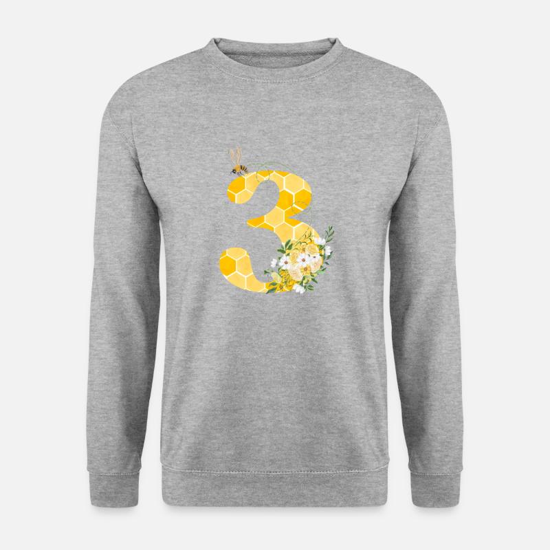 3rd Anniversary Bee - Unisex Sweatshirt - salt & pepper