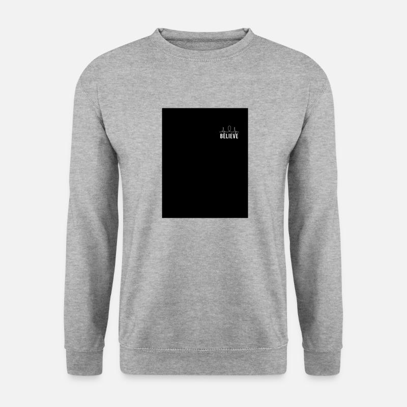 T-Shirts - Unisex Pullover - Weißgrau meliert