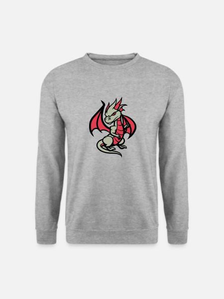 Dragon Comic - Unisex Sweatshirt - salt & pepper