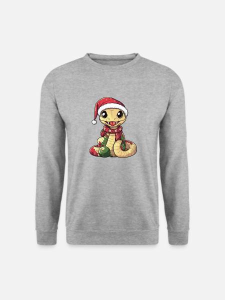 Snake Cobra Christmas - Unisex Sweatshirt - salt & pepper