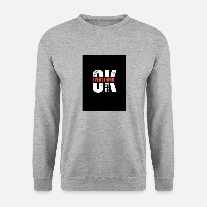 Radom Gute Ware - Unisex Pullover - Weißgrau meliert