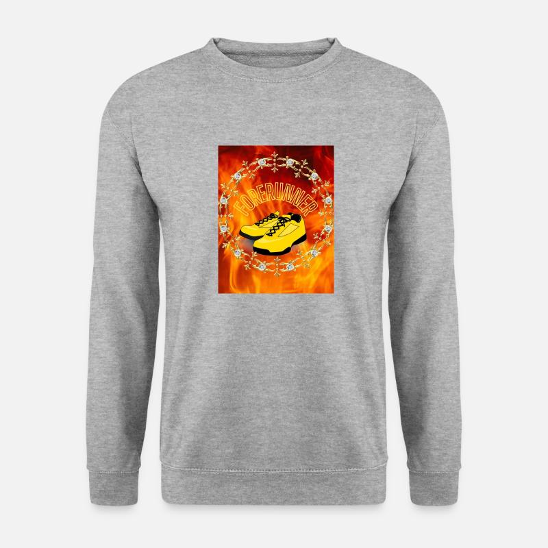 Vorläufer - Unisex Pullover - Weißgrau meliert