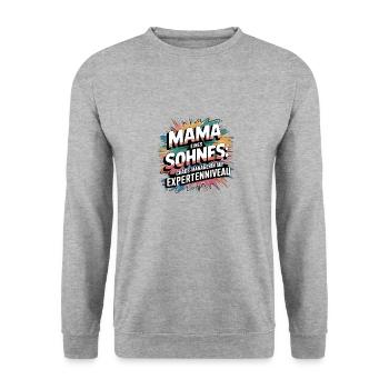 Mama Chaos - Unisex Sweatshirt - salt & pepper - Front - Alina (178cm) & Michal (187cm)
