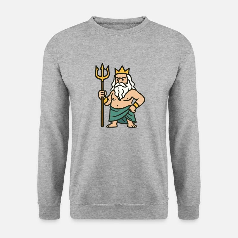 Poseidon Comic - Unisex Sweatshirt - salt & pepper