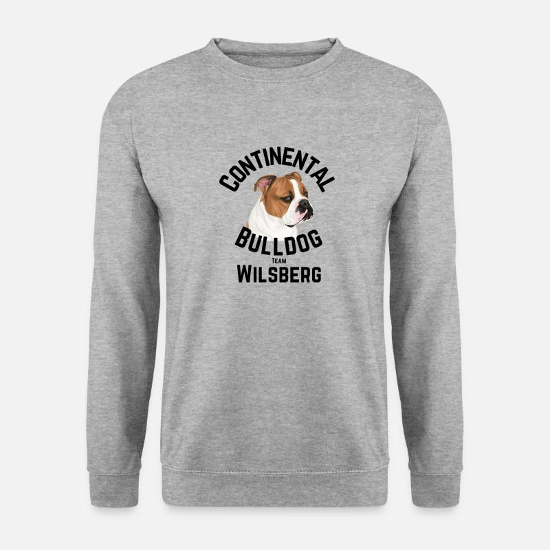 Continental Bulldog Team Wilsberg - Unisex Pullover - Weißgrau meliert