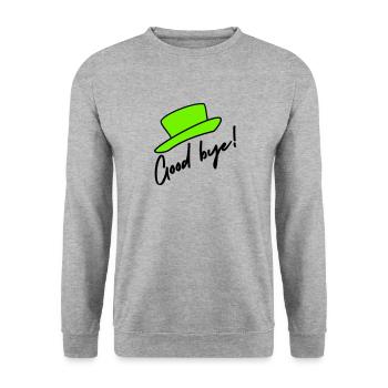 Reine Elisabeth - Au revoir - Sweat-shirt Unisexe - gris chiné - Devant - Alina (178cm) & Michal (187cm)