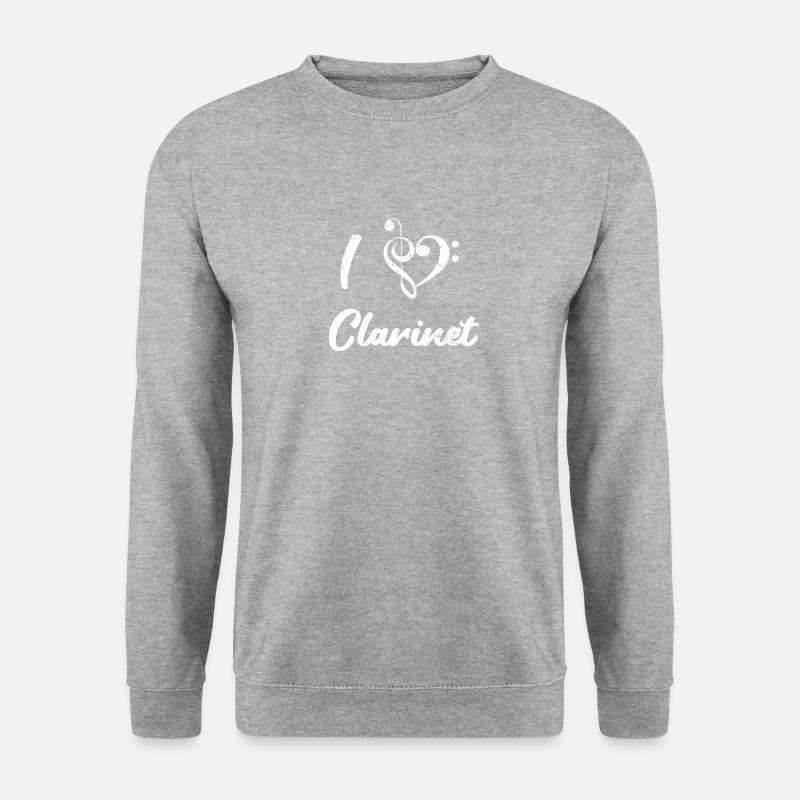 clarinet - Unisex Sweatshirt - salt & pepper