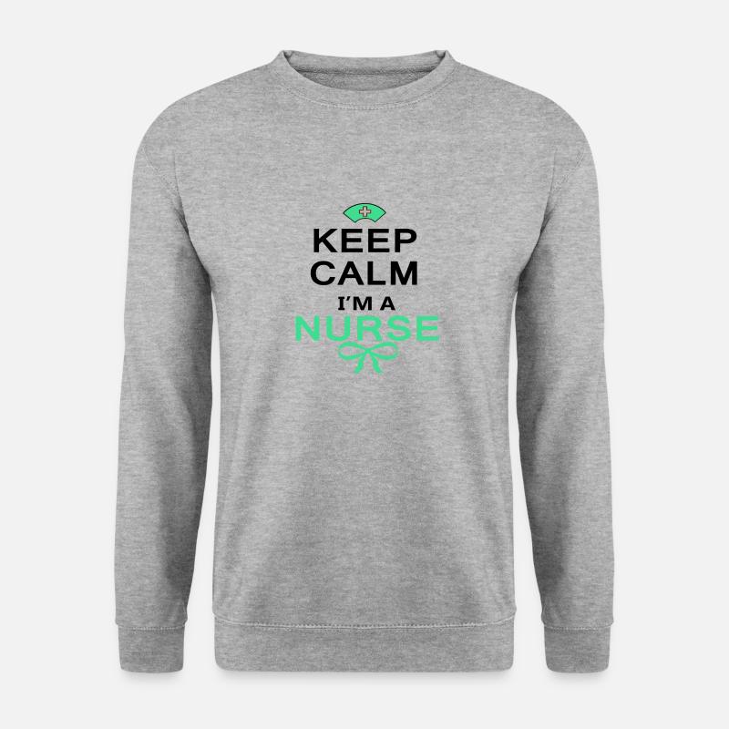 Krankenschwester - Unisex Pullover - Weißgrau meliert