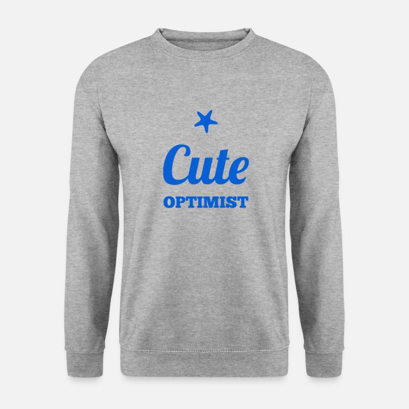 Lustige BABY Sprüche - Unisex Pullover - Weißgrau meliert