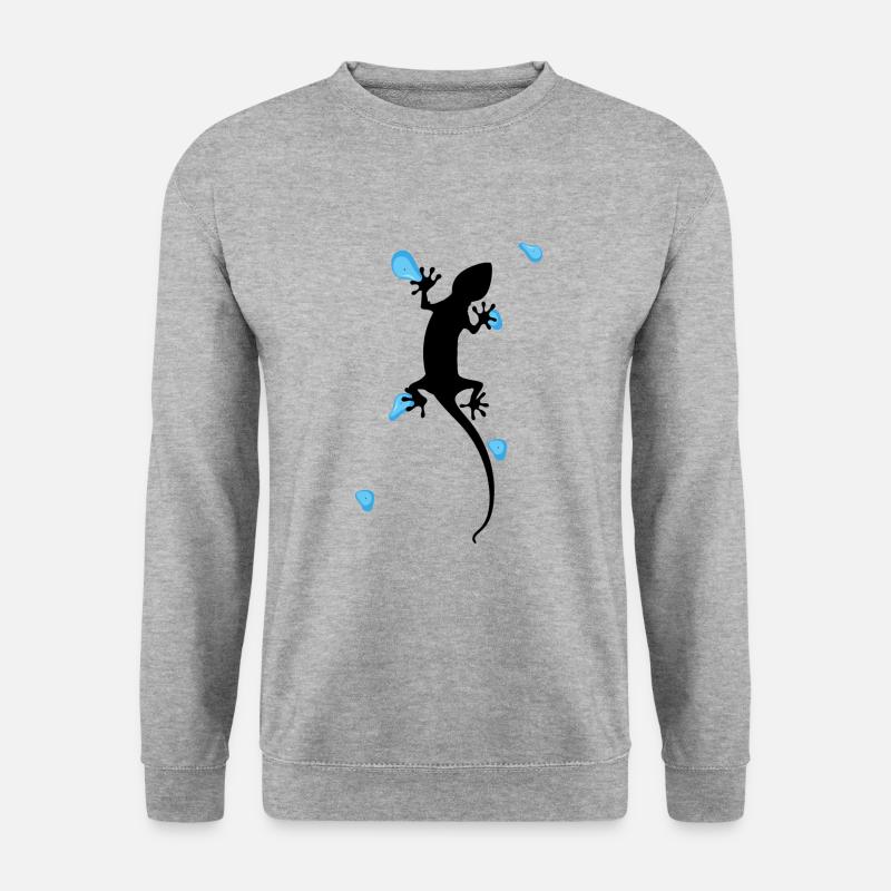 bouldering boulder-salamander climbing hall boulder - Unisex Sweatshirt - salt & pepper