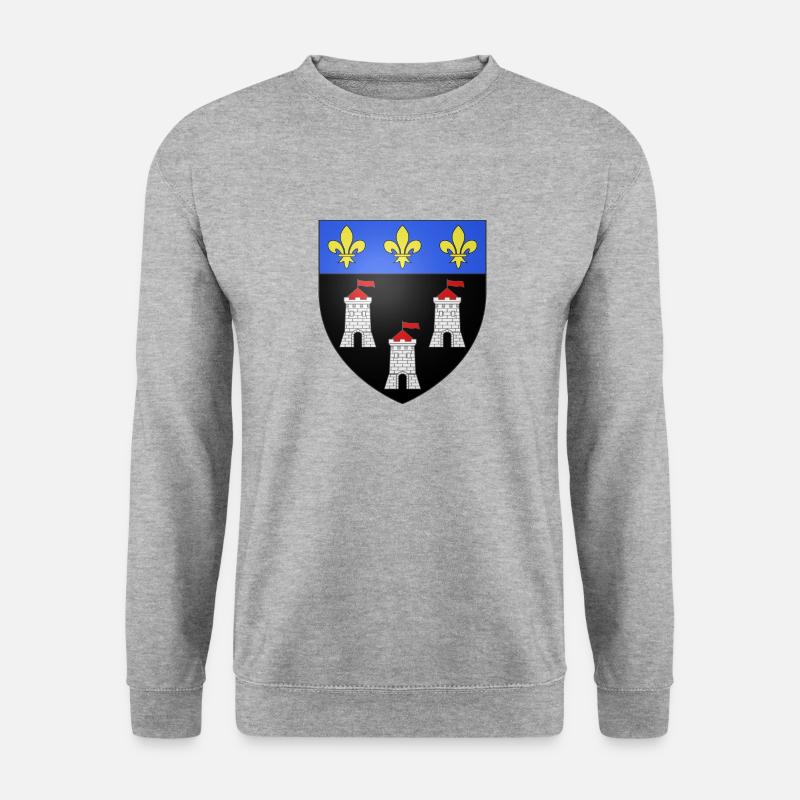 Wappen Touren - Unisex Pullover - Weißgrau meliert
