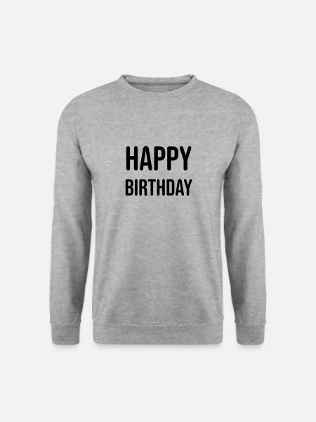 Bon anniversaire - Sweat-shirt Unisexe - gris chiné