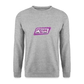 Pride Gender Fluid - Unisex Sweatshirt - salt & pepper - Front - Alina (178cm) & Michal (187cm)