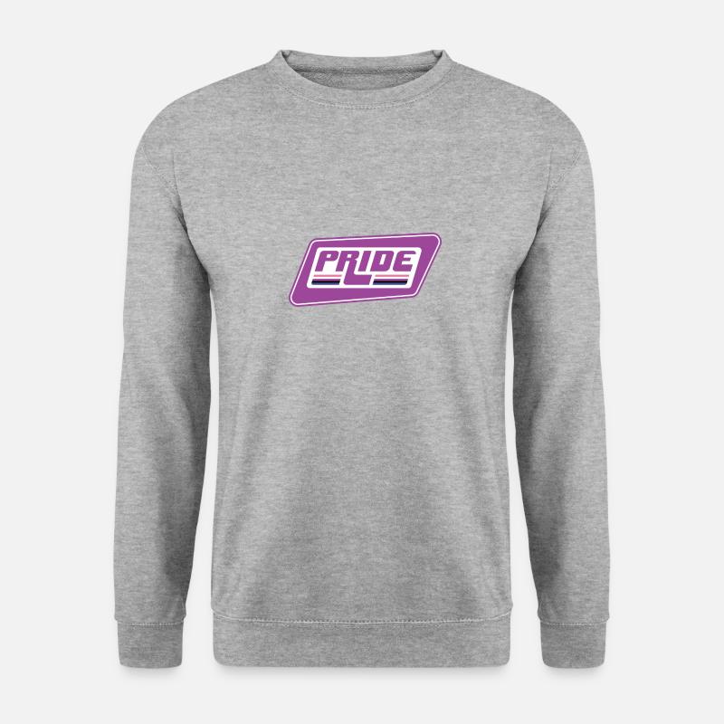 Pride Gender Fluid - Unisex Pullover - Weißgrau meliert