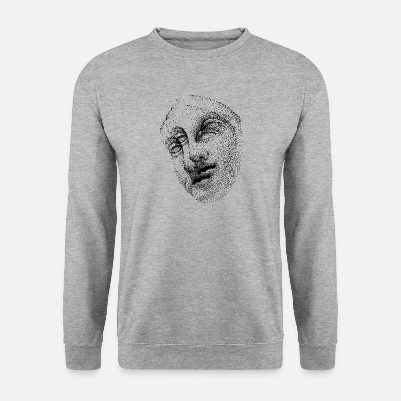 Doppelgänger-Zwilling - Unisex Pullover - Weißgrau meliert