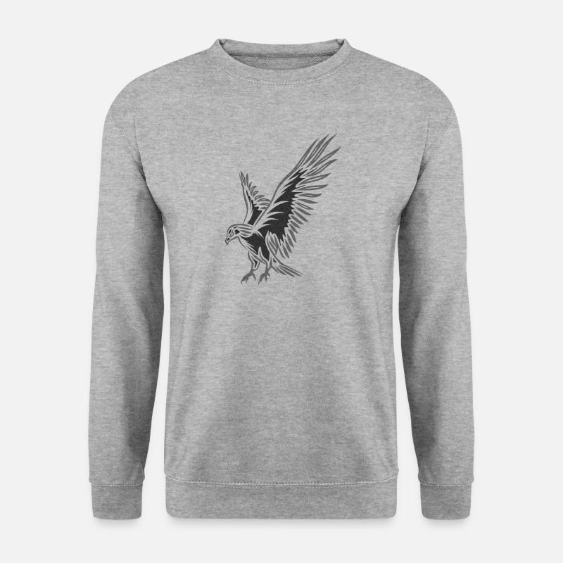 Flying Eagle - Unisex Sweatshirt - salt & pepper
