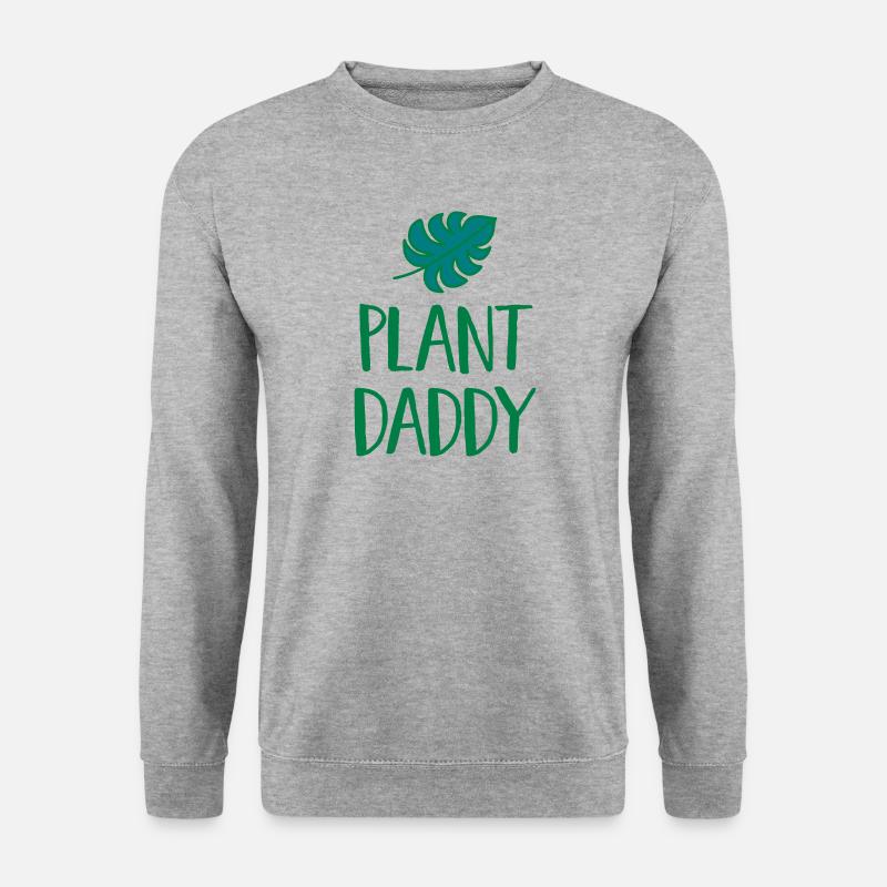 Plant Daddy - Unisex Pullover - Weißgrau meliert