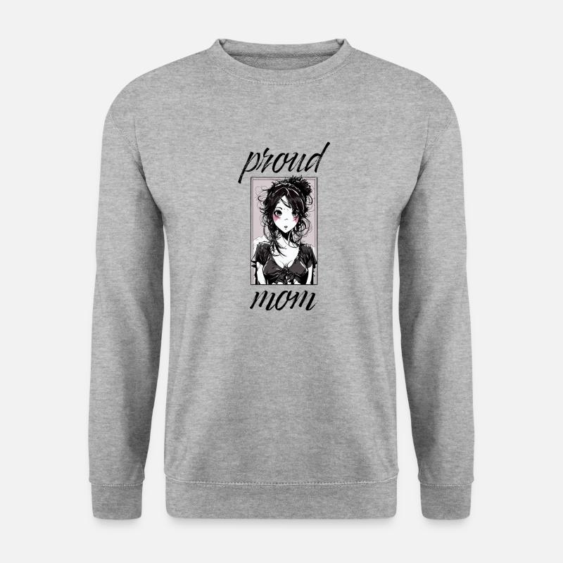 MAMAN FIGUEUSE - Sweat-shirt Unisexe - gris chiné