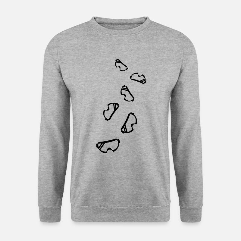 Ski goggles icon - Unisex Sweatshirt - salt & pepper