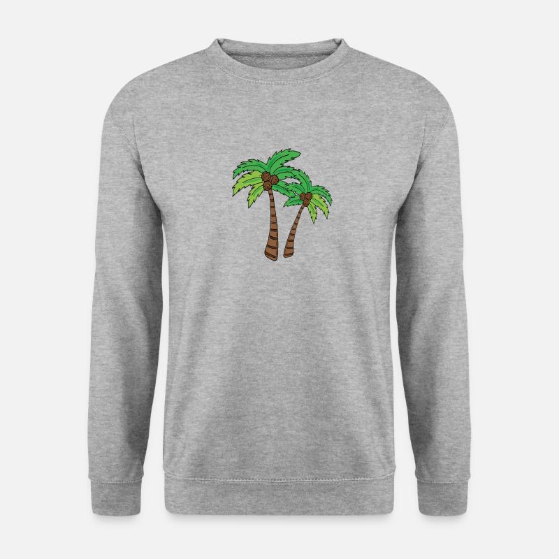 Palm tree - Unisex Sweatshirt - salt & pepper