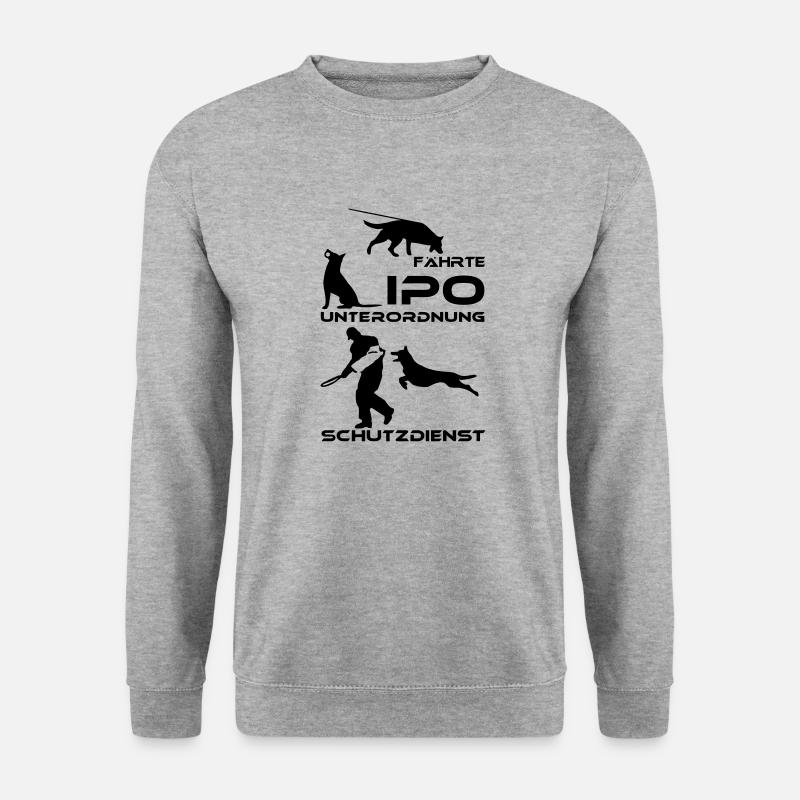 78 - IPO (ehemals VPG) - Unisex Pullover - Weißgrau meliert