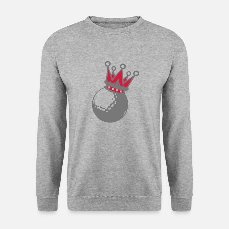 golf ball crown crown1 - Unisex Sweatshirt - salt & pepper