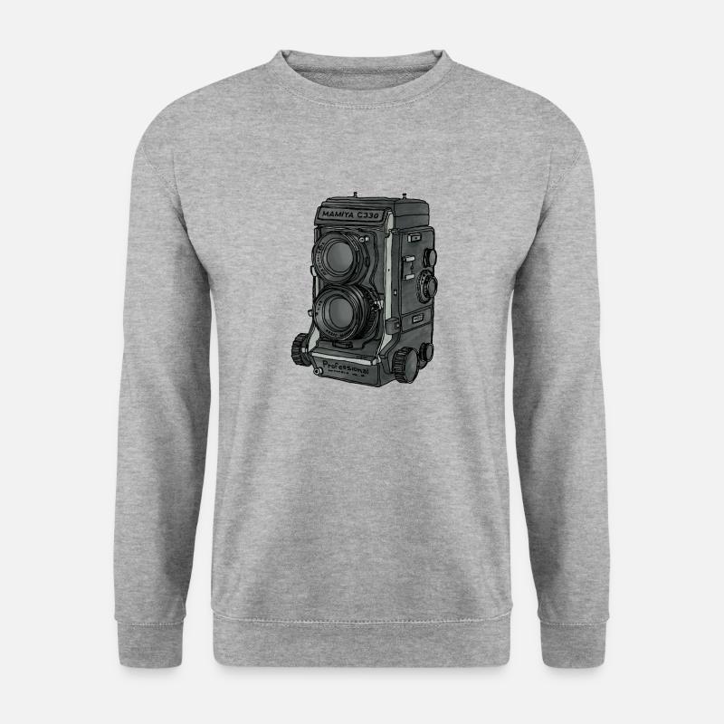 Mamiya C330 - Unisex Pullover - Weißgrau meliert