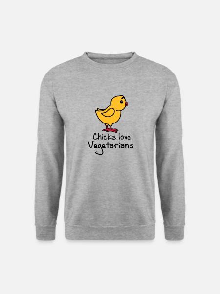 vegetarians - Unisex Sweatshirt - salt & pepper
