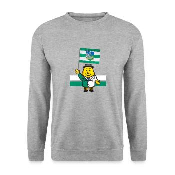 Limerick GAA - Unisex Sweatshirt - salt & pepper - Front - Alina (178cm) & Michal (187cm)