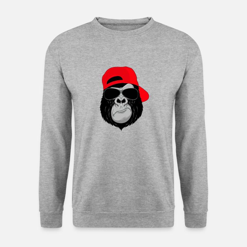Gorillawear - Unisex Pullover - Weißgrau meliert