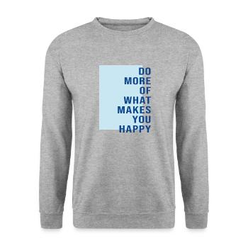 DMOWMYH - Unisex Sweatshirt - salt & pepper - Front - Alina (178cm) & Michal (187cm)