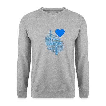 Liverpool - Unisex Pullover - Weißgrau meliert - Vorne - Alina (178cm) & Michal (187cm)