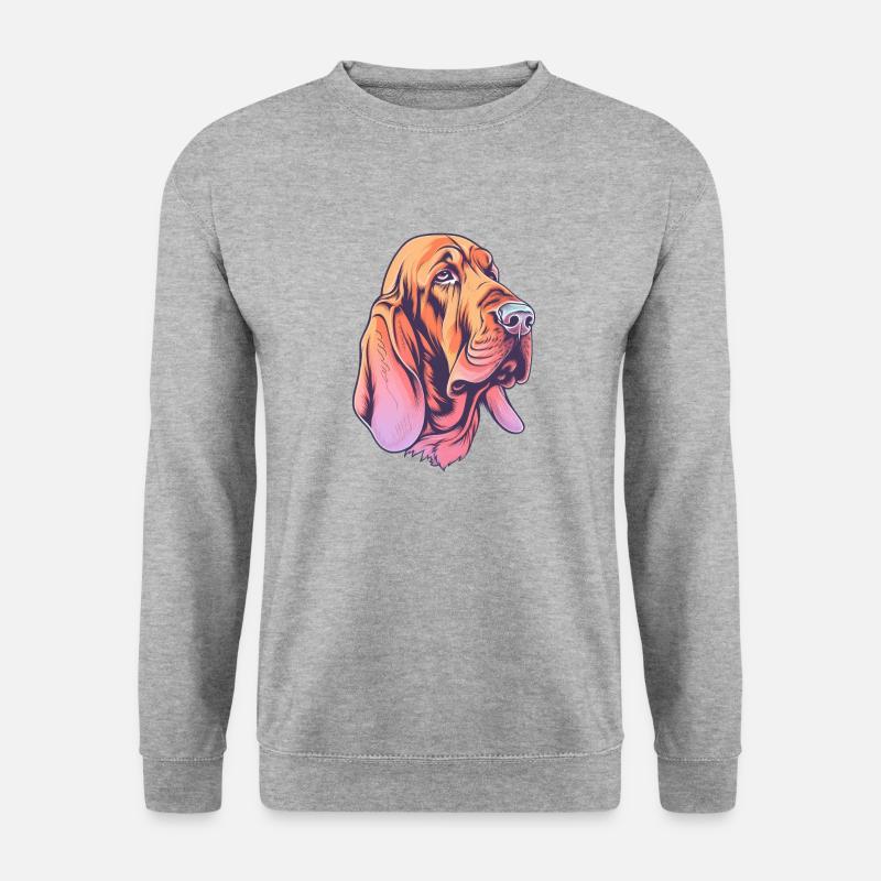 Bloodhound - Unisex Pullover - Weißgrau meliert