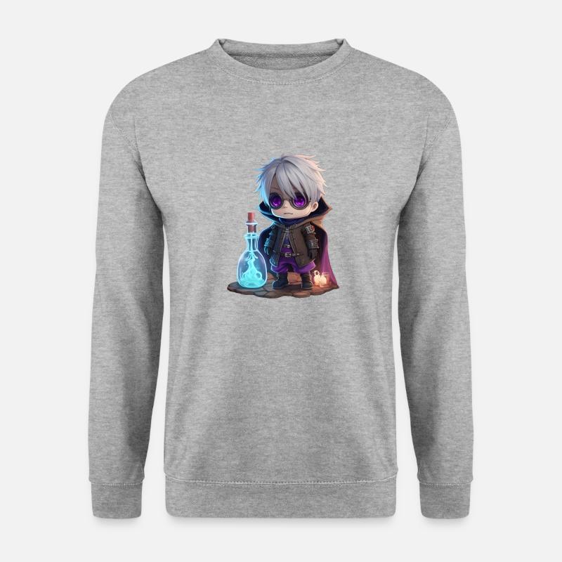 Human Alchemist - Unisex Pullover - Weißgrau meliert