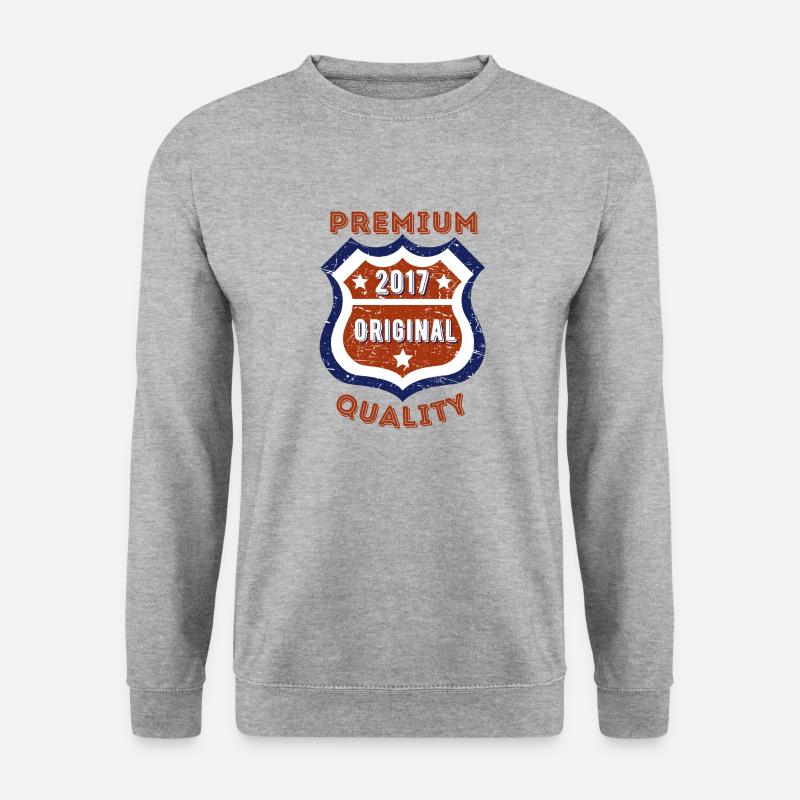 Premium Quality 2017 - Unisex Sweatshirt - salt & pepper