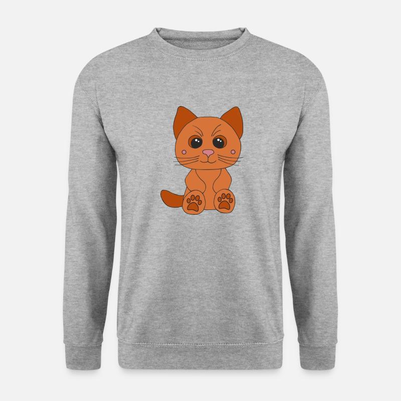 Süße braune Katze - Unisex Pullover - undefined