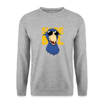 Oiseau à bec-en-sabot Ornithologue Forêt I Cadeau - Sweat-shirt Unisexe - gris chiné - Devant - Alina (178cm) & Michal (187cm)