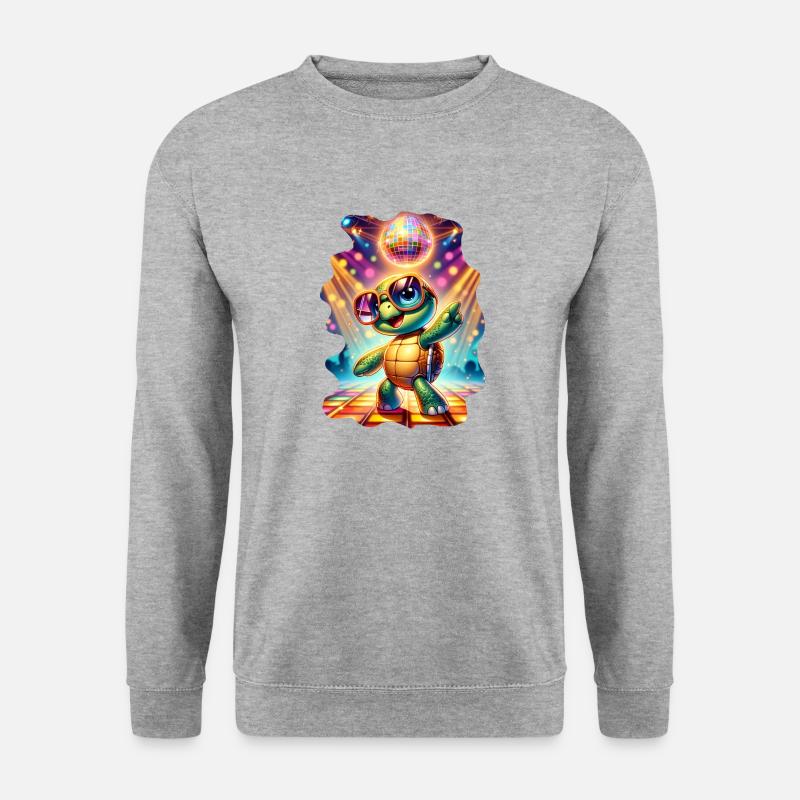 Party Turtle - Unisex Sweatshirt - salt & pepper