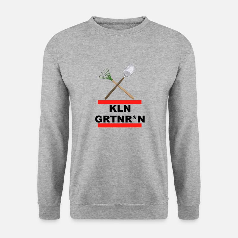 Kleingarten - Kleingärtner*in - Unisex Pullover - Weißgrau meliert