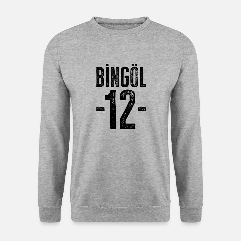 Bingöl 12 – Stolz auf Vielfalt und Kultur - Unisex Pullover - Weißgrau meliert