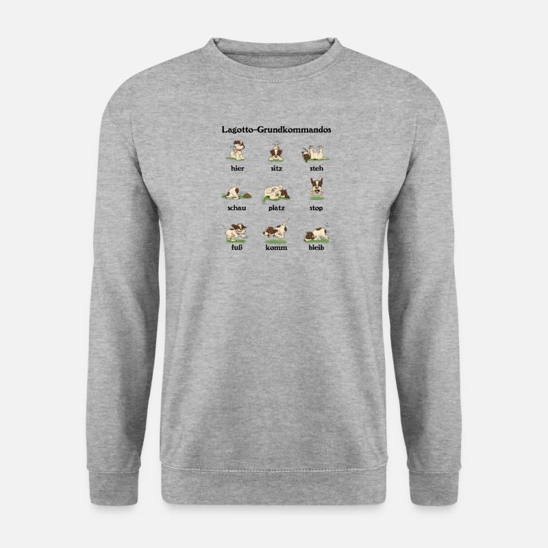 Kommandos2 - Unisex Pullover - Weißgrau meliert