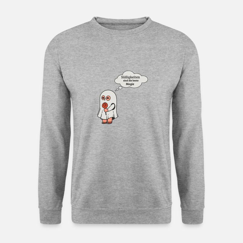 Candy is the best magic Halloween - Unisex Sweatshirt - salt & pepper