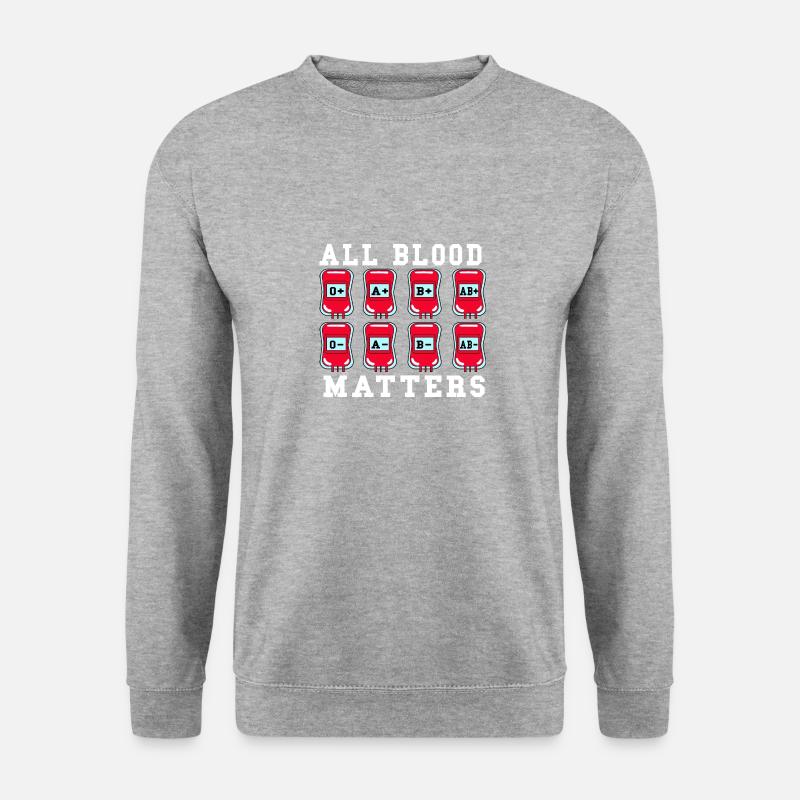 All Blood Matters - Unisex Sweatshirt - salt & pepper