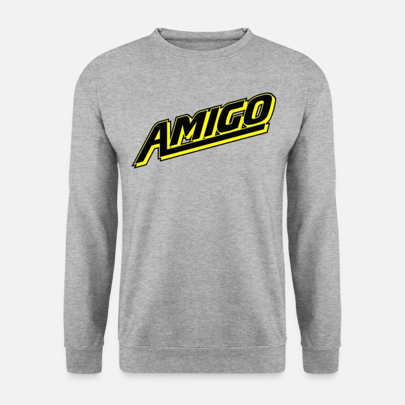 Amigo - Unisex Pullover - Weißgrau meliert