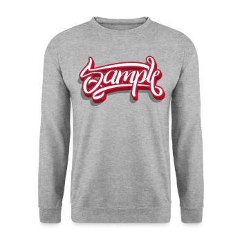Sample - Sweat-shirt Unisexe - gris chiné - Devant - Alina (178cm) & Michal (187cm)