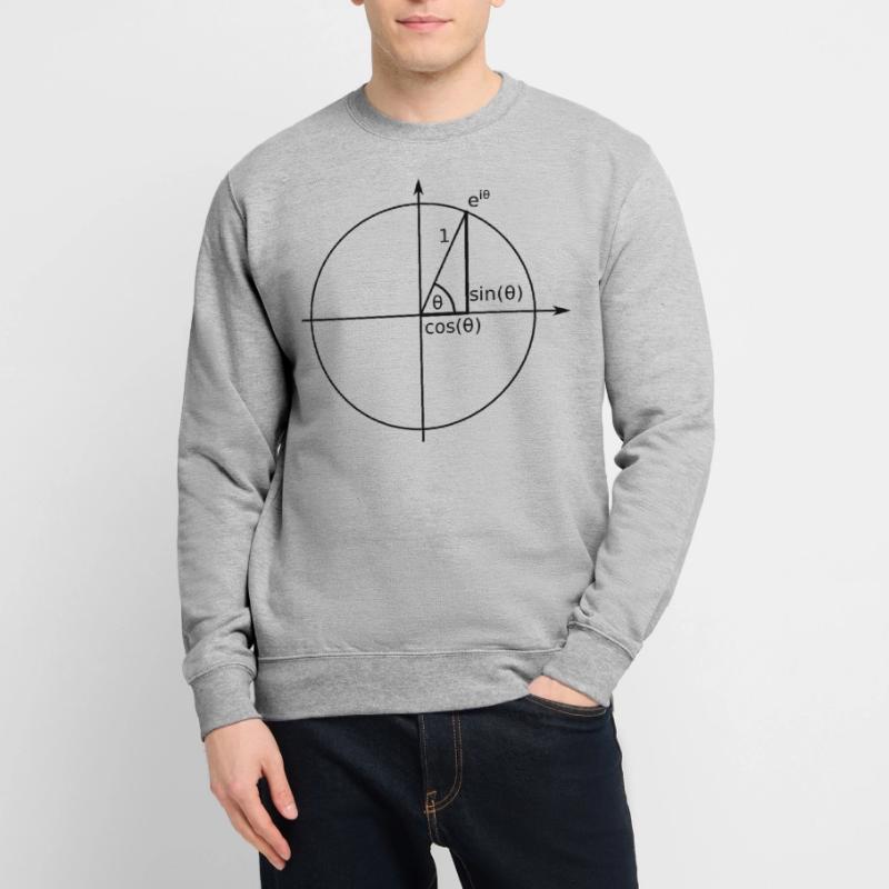 Unit circle Euler Unisex Sweatshirt