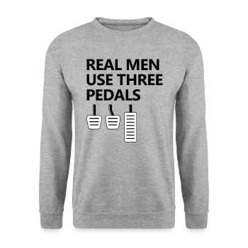 Amateurs de voitures Tuning Tuner Racing Mechanic Funny - Sweat-shirt Unisexe - gris chiné - Devant - Alina (178cm) & Michal (187cm)